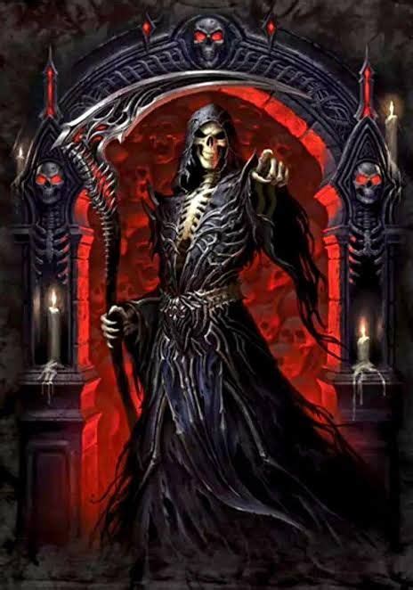 Pin By Theresa Cherico On Skull Death In 2020 Grim Reaper Art Death