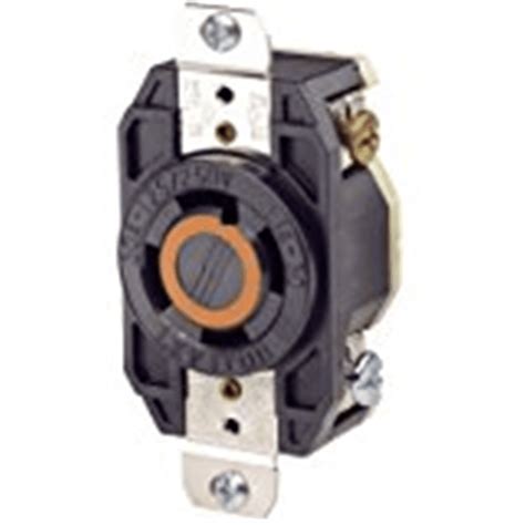 Leviton 2710 30 Amp 125250 Volt Flush Mounting Locking Receptacle