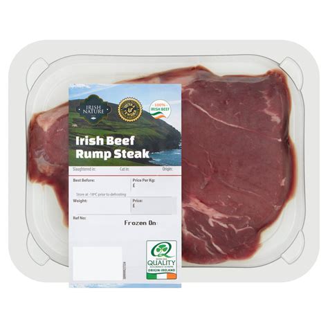 irish nature irish beef rump steak 200g beef iceland foods