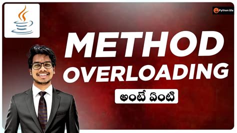 method overloading in java telugu youtube