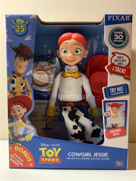 New Disney Pixar 25th Year Toy Story Talking Jessie 14” Doll Pull