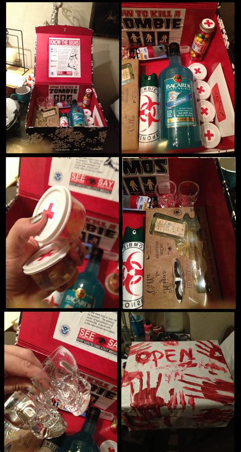 Choose from these valentine's day gifts for your husband, boyfriend, father, or brother to show him how much you love him. Zombie Valentines day present diy to my boyfriend. by ...
