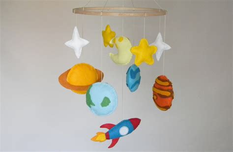 Planets Baby Crib Mobile Space Nursery Mobile Space Nursery Etsy