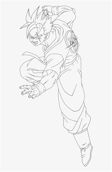 Gohan Lineart Gohan Future Coloring Pages Png Image Transparent Png My Xxx Hot Girl