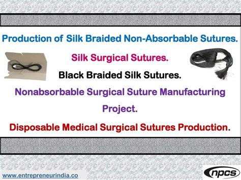 Production Of Silk Braided Non Absorbable Sutures Silk Surgical