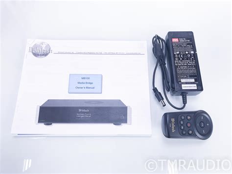 Mcintosh Mb100 Media Bridge Network Streamer 1tb Hdd Mb 100 Remote