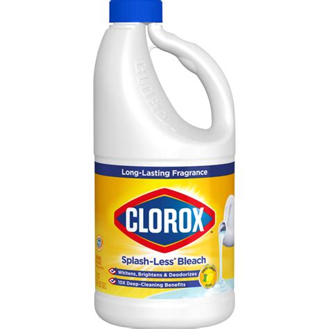 Clorox Splash Less Bleach 55 Ounce Bottle Bleach Foodtown