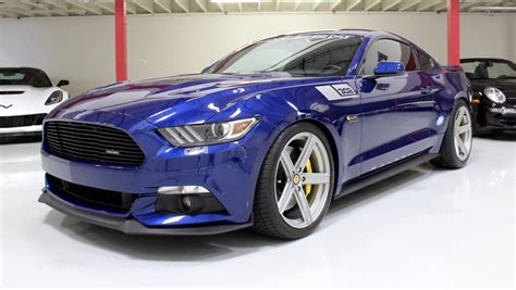 Deep Impact Blue 2016 Saleen Yellow Label Ford Mustang Fastback