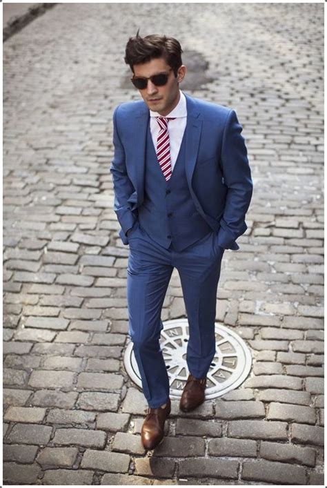 Men are basically confused to choose on a thin fit suit, a normal fit or some other as far as anyone knows distinctive style. 100 Best Blue Men's Suits Combinations to Look More ...