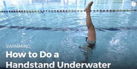 Experience Tremendous Fun By Doing Handstand In The Water With No