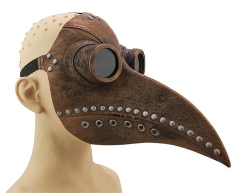 Steampunk Plague Doctor Mask Creepy Bird Beak With Goggles