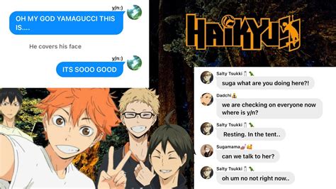 Haikyuu Texts Karasuno Goes On Vacation Pt12 Pre Ending Read