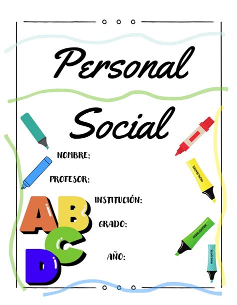 Ll Car Tula De Personal Social Primaria Descargar