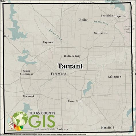 Tarrant County Shapefile And Property Data Texas County Gis Data
