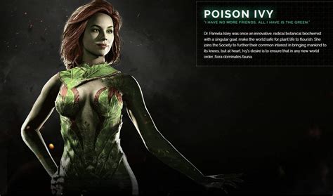 Check Out Poison Ivys Toxic Moves In New Injustice 2