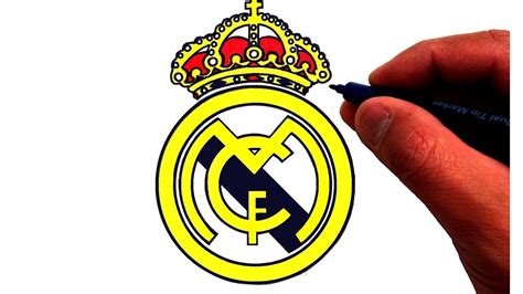 Real madrid logo png the earliest real madrid logo was totally different from the one that is used now. How to Draw the Real Madrid C.F. Logo - YouTube