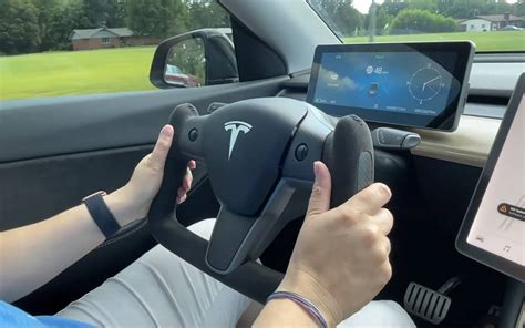 Take Your Tesla Model Y To The Next Level With A Yoke Steering Wheel