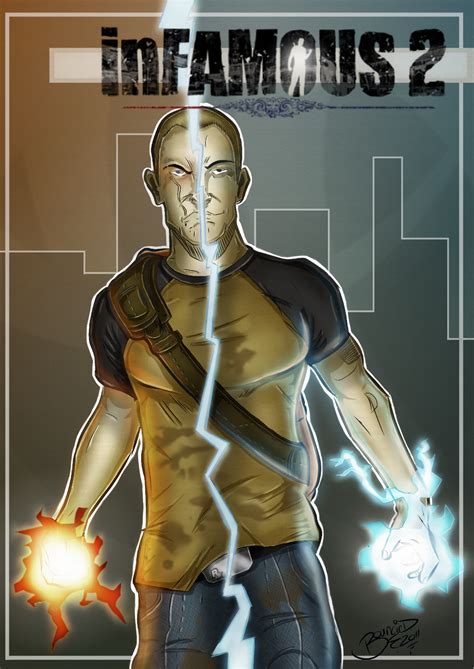 Cole From Infamous 2 By Bouncied On Deviantart