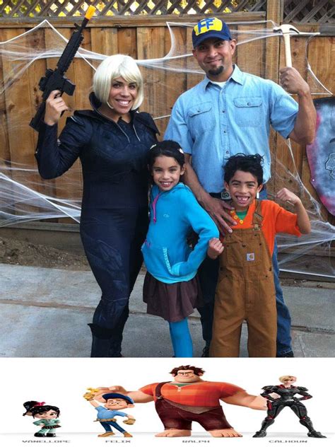 We have vanellope and ralph. Wreck it Ralph!!! Another homemade costume... This was a fun year! | Homemade costume, Wreck it ...