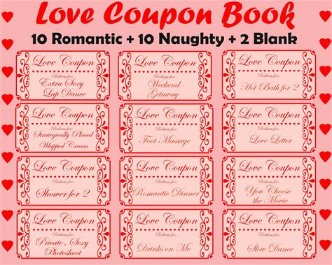 Dirty Coupons For Him Printable Free
