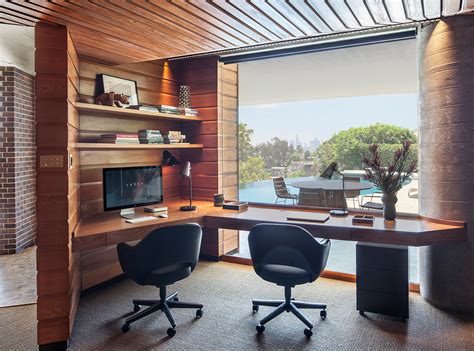 16 Astounding Mid Century Modern Home Office Interiors For