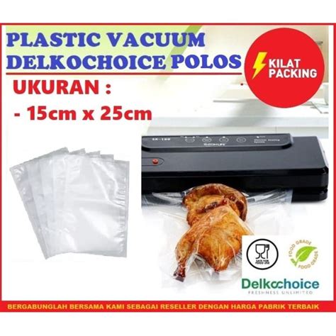 Mesin pembungkusan vakum makanan rumah. Jual PLASTIK VACUM BAG / PLASTIK VAKUM MAKANAN ( Uk : 15cm ...