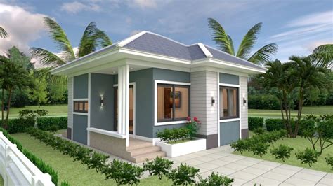 House Design Plans 7x7 With 2 Bedrooms Full Plans Sam House Plans B39