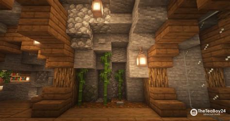 Minecraft Cave Decoration Minecraft Cave House Minecraft