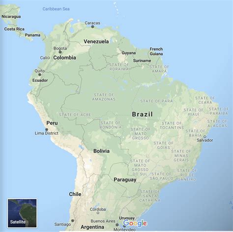 Latin America Map March 2019 