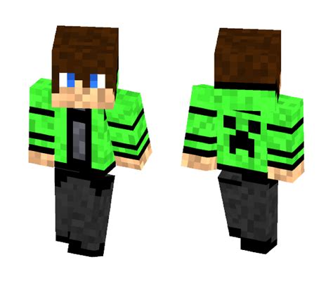 Download Green Sweater Boy Minecraft Skin For Free Superminecraftskins