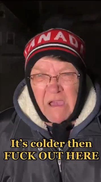 Angry Grandma Weather Report 👵🏼⛄️🥶 Angry Grandma Weather Report 👵🏼⛄