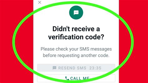 Whatsapp Didnt Receive A Verification Code How To Fix Youtube