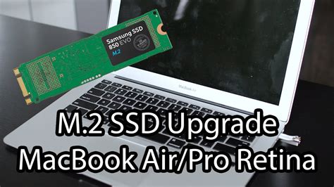 Upgrade Your Macbook Air SSD with Any M.2 SATA Drive    