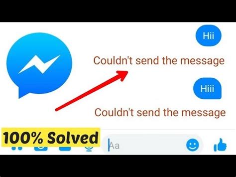 Couldnt Send Messages In Messenger Fix Youtube