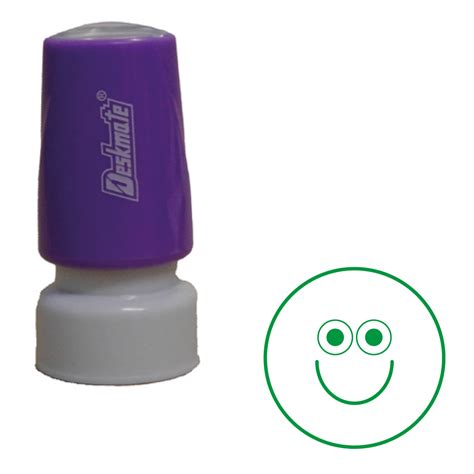 Happy Face Pre Inked Deskmate Stamp Stamps Direct