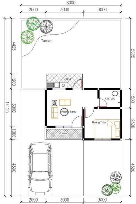 Agar anda tidak salah dalam membuat jenis denah rumah minimalis tipe 21 sesuai dengan impian anda, berikut ini kami sajikan beberapa cara. Desain Interior dan Gambar Denah Rumah Minimalis Tipe 21