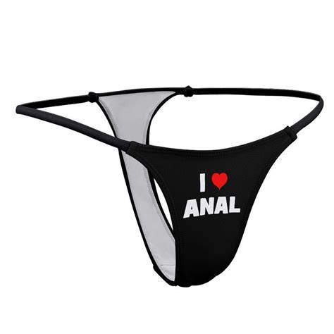 I Love Anal Thong Panties Anal Sex Backdoor Slut Butt Sex Etsy