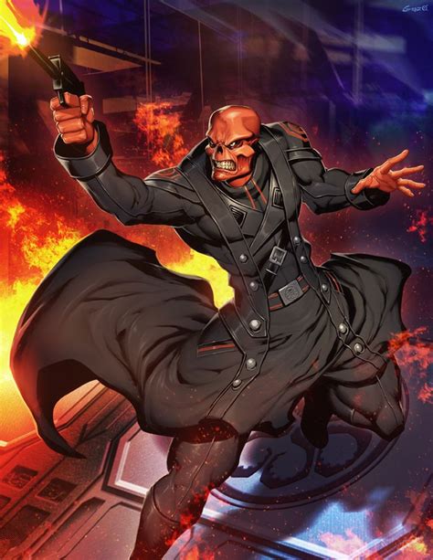 Red Skull Plus By Genzoman On Deviantart Personajes De Marvel