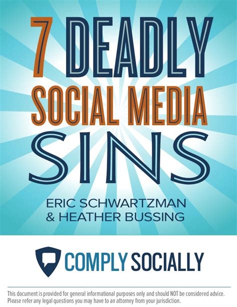 7 deadly sins of social media