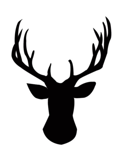Printable Deer Silhouette Customize And Print
