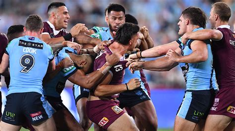 The 2021 state of origin series has gotten off to an awkward start in townsville, with little fanfare surrounding the two teams as they landed ahead of the series opener. State of Origin: Payne Haas and Tino Fa'asuamaleaui ...