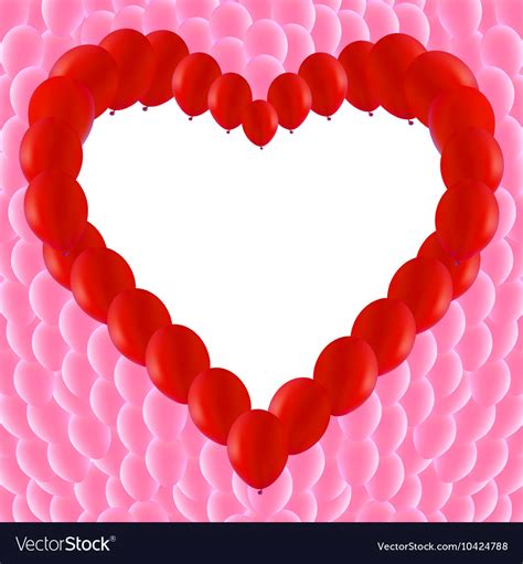 Shiny Heart Shaped Frame On Transparent Background Holiday Vector
