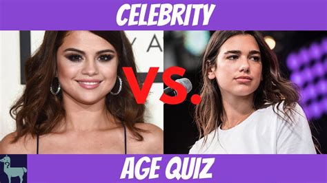 Which Celebrity Is Older Celebrity Age Quiz Youtube