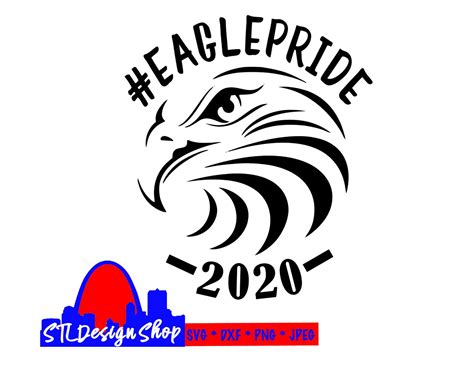 Eagle Pride 2020 Svg Cut File Eagle Mascot Clip Art File For Etsy