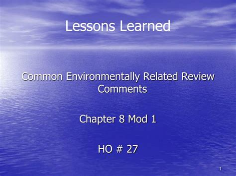 Ppt Lessons Learned Powerpoint Presentation Free Download Id2507747