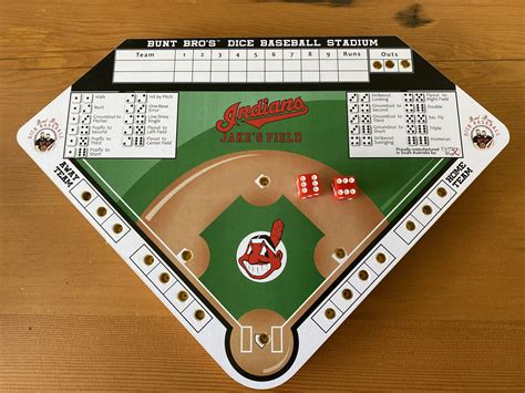Bunt Bros Dice Baseball Game Personalised Edition Tabletop Baseball