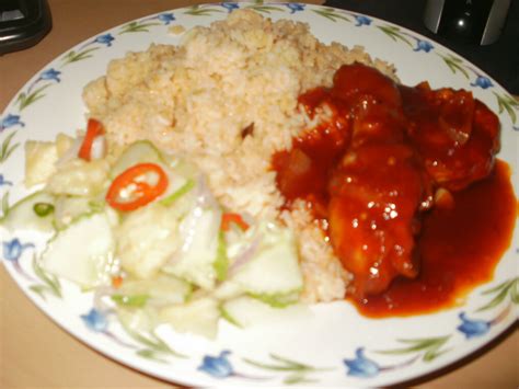 Resepi nasi goreng dan daging masak merah. KASEH NAZLIEZA: Resepi Nasi Tomato & Ayam Masak Merah