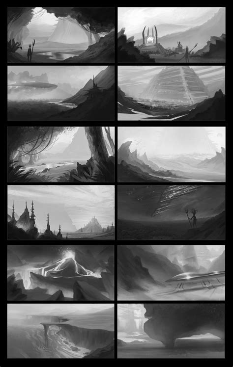 Concept Thumbnails By Sebastianwagner On Deviantart Environment