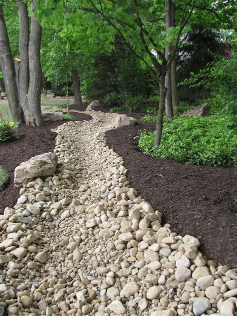 Landscaping Ideas With River Rock And Mulch