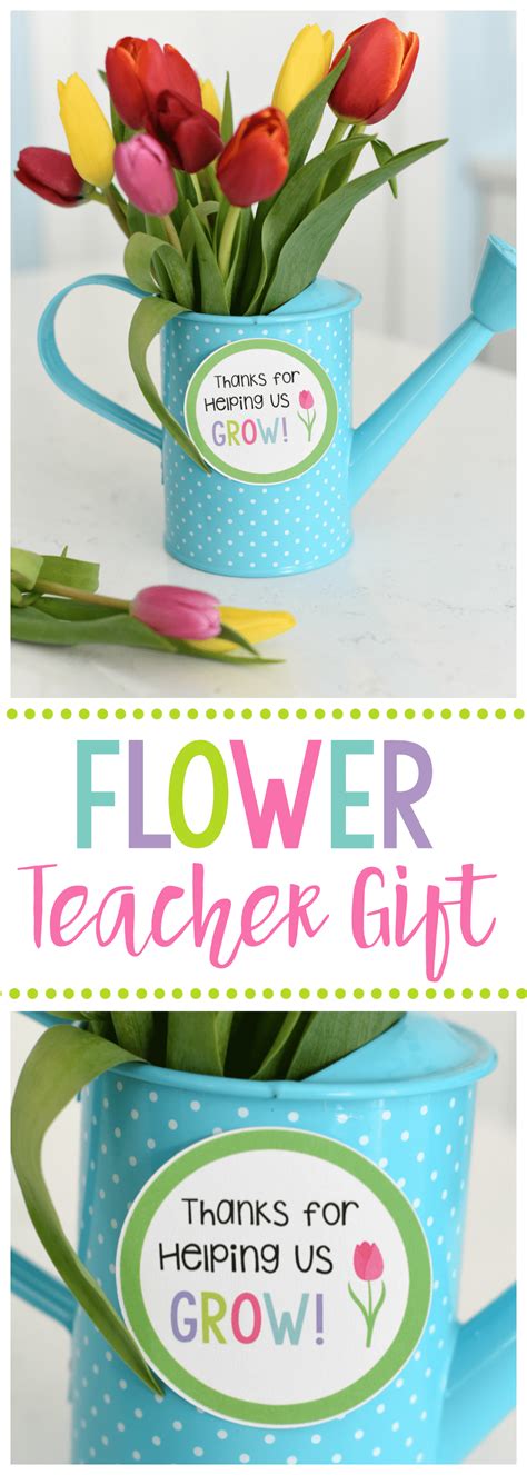 Looking for gifts for teachers? Flowers for Teacher Gift Idea - Fun-Squared